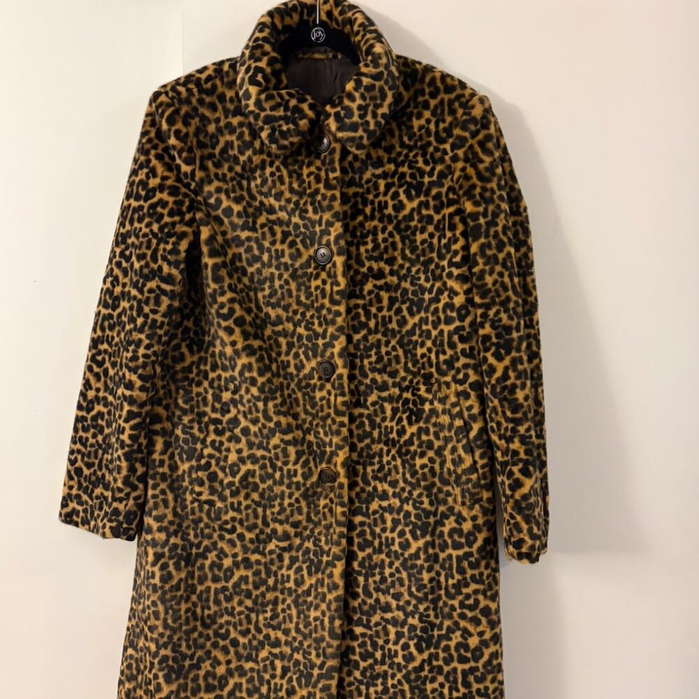 & Other Stories Faux Fur Leopard Coat (NEW)